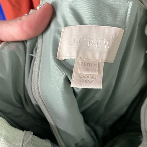 J.Crew Dusty shale Clara dress size 2P - Picture 5 of 8